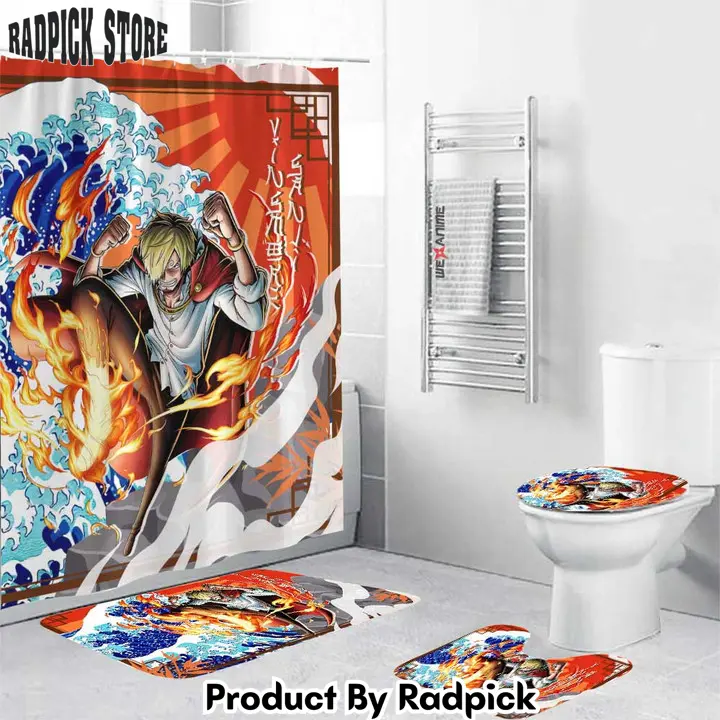 One piece vinsmoke sanji combo bathroom set   rp0205240